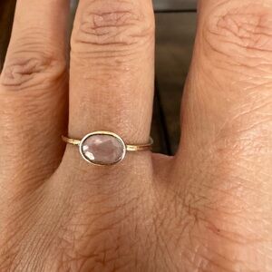 Gold plated 925 Ring Size 6